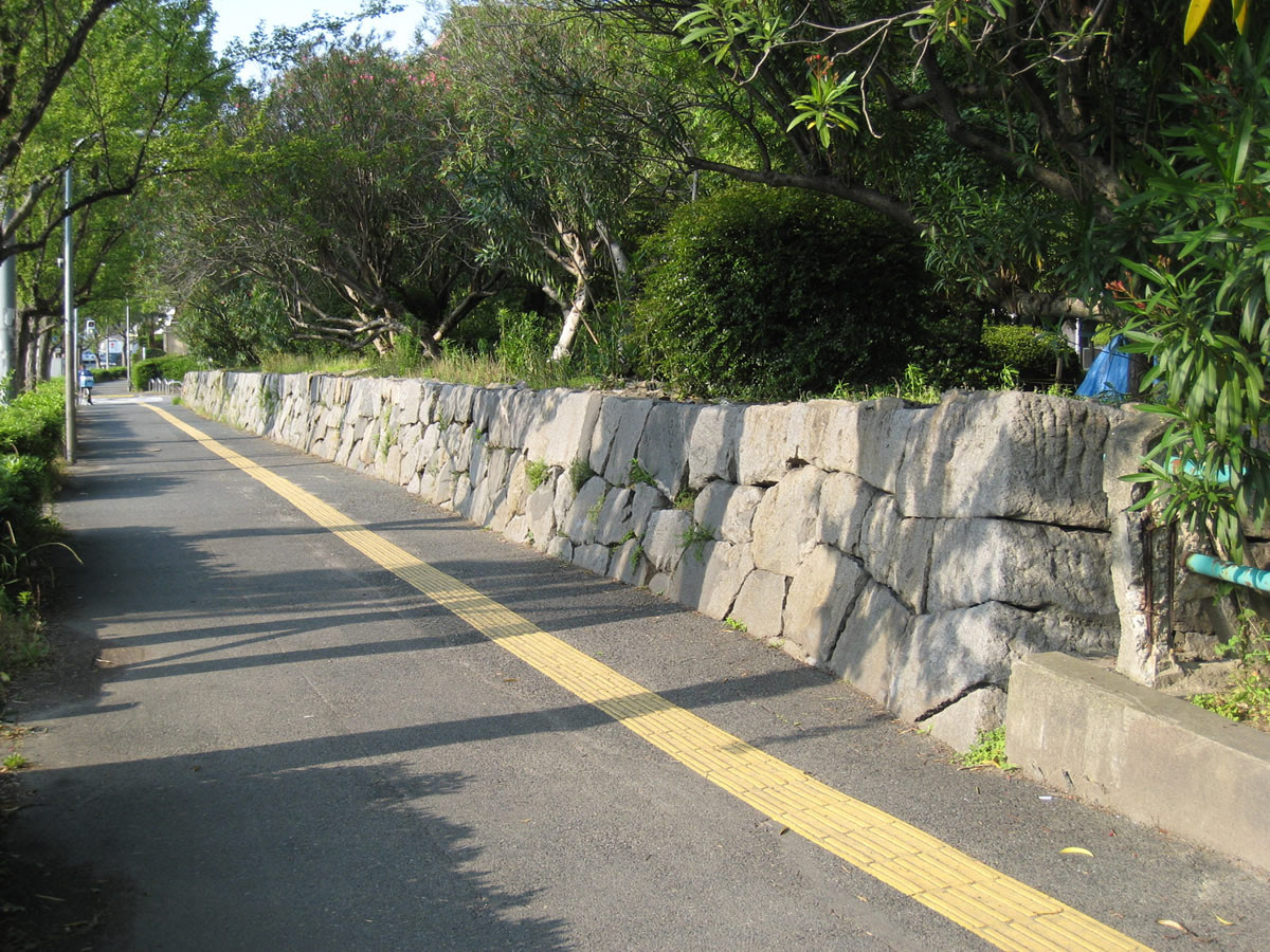 洲崎台場跡の石垣
