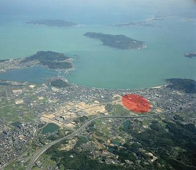 今宿五郎江遺跡俯瞰画像