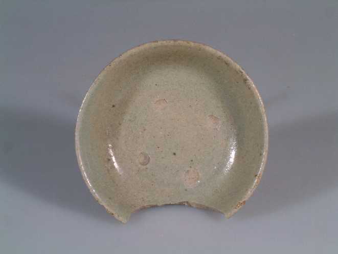 朝鮮王朝・灰青陶器皿