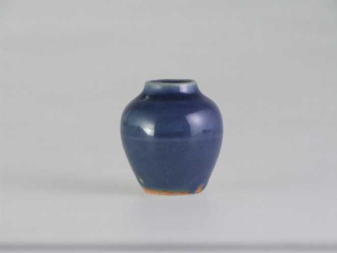 中国・瑠璃釉小壺