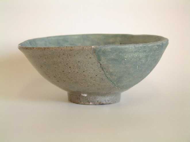 朝鮮王朝・灰青陶器碗