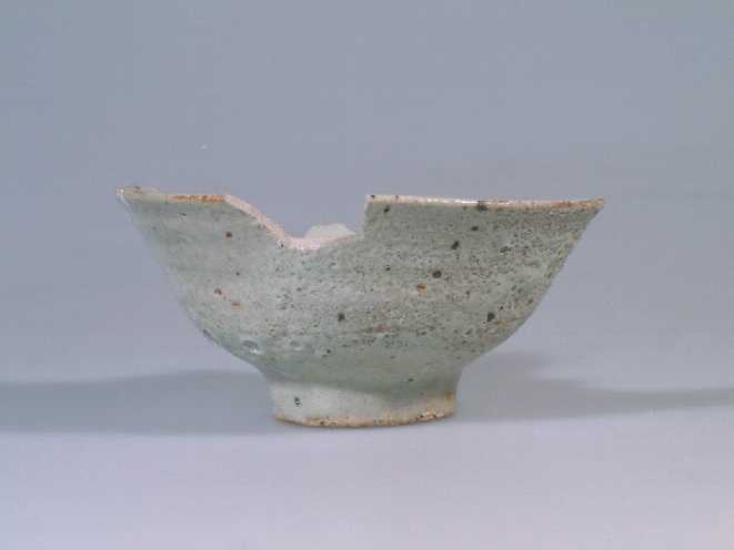 朝鮮王朝・灰青陶器碗